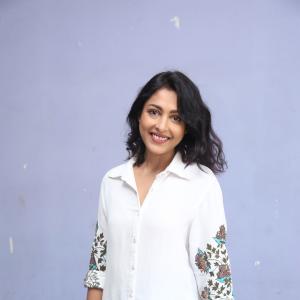 Madhushalini Looks Elegant in White Shirt and Denim | Latest Casual Photoshoot