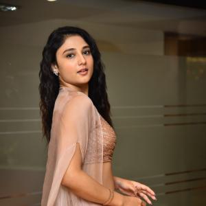 Ritika Nayak Shines in Elegant Pastel Pink Lehenga Look