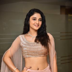 Ritika Nayak Shines in Elegant Pastel Pink Lehenga Look