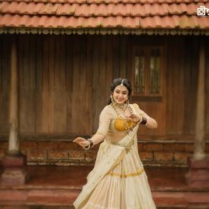 Mokksha in Traditional Lehenga – Elegant Photoshoot by the Water and Garden