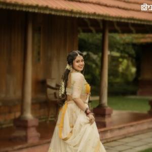 Mokksha in Traditional Lehenga – Elegant Photoshoot by the Water and Garden