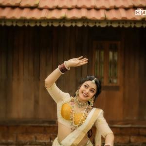 Mokksha in Traditional Lehenga – Elegant Photoshoot by the Water and Garden