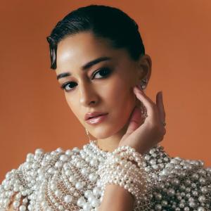 Ananya Panday Shines in Stunning Pearl Embellished Mini Dress