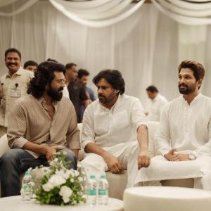 Allu Aravind Family Performs Pedda Karma of Kanakaratnamma Allu