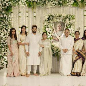 Allu Aravind Family Performs Pedda Karma of Kanakaratnamma Allu