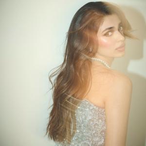 Kriti Shetty Shines in Glamorous Silver Outfit with Pearl Jewelry