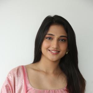 Ritika Nayak Looks Elegant in Pink Silk Saree with Golden Accessories