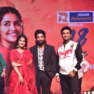 Allu Arjun at 18 Pages Movie Pre Release Event
