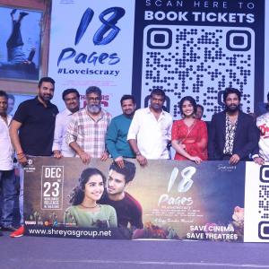 Allu Arjun at 18 Pages Movie Pre Release Event