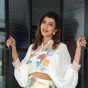 Manchu Lakshmi Shines in Elegant Floral Outfit with Modern Charm