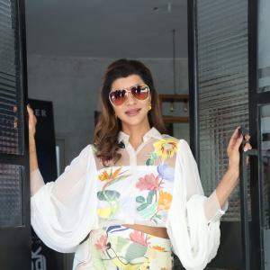 Manchu Lakshmi Shines in Elegant Floral Outfit with Modern Charm