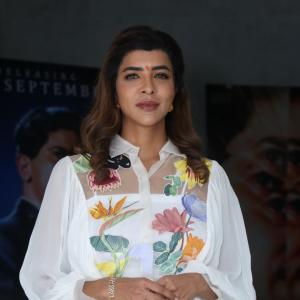 Manchu Lakshmi Shines in Elegant Floral Outfit with Modern Charm