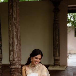 Malavika Mohanan Radiates Elegance in Traditional Saree Look