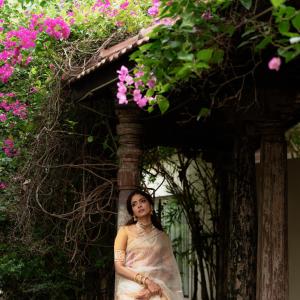 Malavika Mohanan Radiates Elegance in Traditional Saree Look