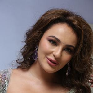 Seerat Kapoor Dazzles in Mint Green and Silver Saree