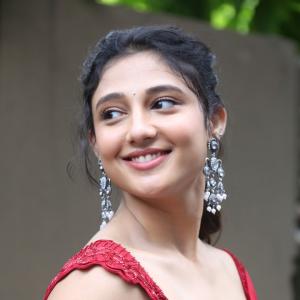 Ritika Nayak Dazzles in Elegant Red Saree with Modern Charm