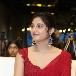 Ritika Nayak Dazzles in Elegant Red Saree with Modern Charm