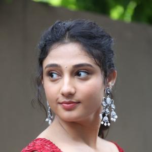 Ritika Nayak Dazzles in Elegant Red Saree with Modern Charm