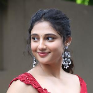 Ritika Nayak Dazzles in Elegant Red Saree with Modern Charm