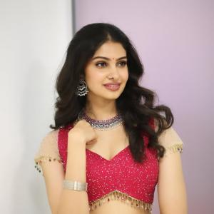 Actress Manasa Varanasi Stuns in Traditional Lehenga with Elegant Jewelry