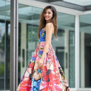 Kriti Shetty Stuns in Vibrant Floral Dress: A Stylish Look