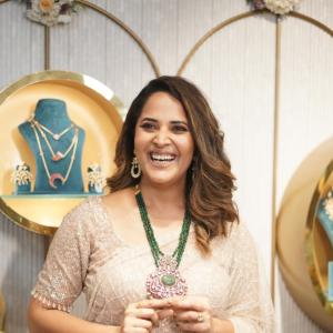 Anasuya Bharadwaj Grand Launch Silver Jewellery Store