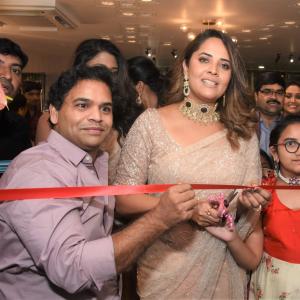 Anasuya Bharadwaj Grand Launch Silver Jewellery Store