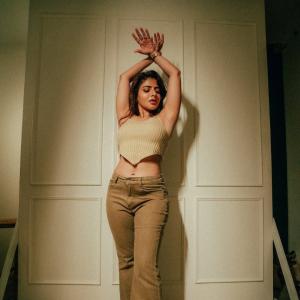 Actress Ishwarya Menon Looks Stunning in a Chic Casual Outfit