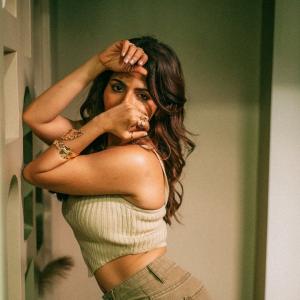 Actress Ishwarya Menon Looks Stunning in a Chic Casual Outfit