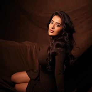 Actress Rashi Singh Shines in an Elegant Brown Bodycon Look