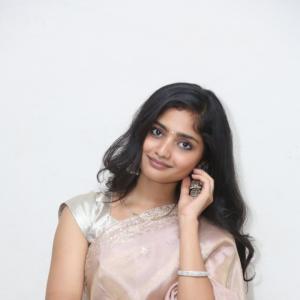 Actress Preeti Looks Elegant in a Soft Pink Silk Saree