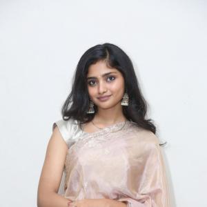 Actress Preeti Looks Elegant in a Soft Pink Silk Saree