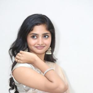 Actress Preeti Looks Elegant in a Soft Pink Silk Saree