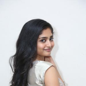 Actress Preeti Looks Elegant in a Soft Pink Silk Saree