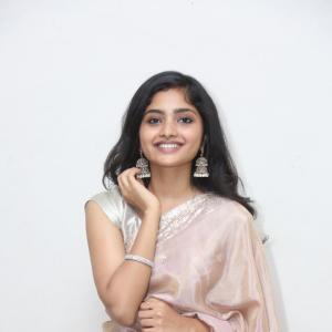 Actress Preeti Looks Elegant in a Soft Pink Silk Saree