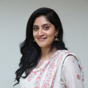 Dhanya Balakrishna Radiates Grace in a Floral White Kurta Look