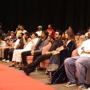 Mass Jathara Movie Pre-Release Event Filled with Energy and Excitement