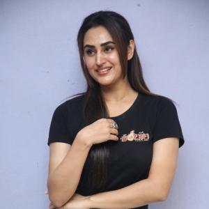 Archana Iyer Casual Look in Black T-Shirt and Denim Jeans