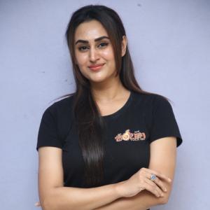 Archana Iyer Casual Look in Black T-Shirt and Denim Jeans