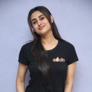 Archana Iyer Casual Look in Black T-Shirt and Denim Jeans