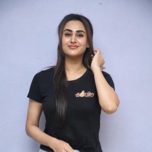 Archana Iyer Casual Look in Black T-Shirt and Denim Jeans
