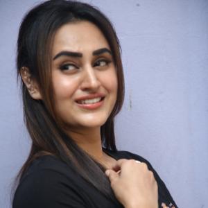 Archana Iyer Casual Look in Black T-Shirt and Denim Jeans