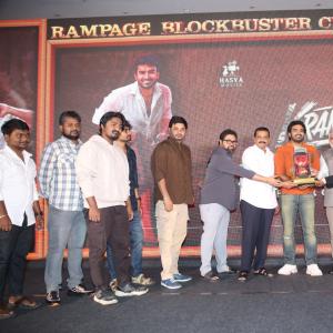Kiran Abbavaram Celebrates K-Ramp Blockbuster Success at Rampage Event in Hyderabad