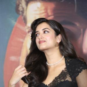 Bhagyashri Borse Looks Stunning in Elegant Black Saree at Event