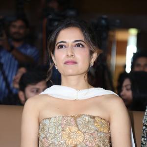 Ashika Ranganath Shines at Event in Elegant Embroidered Outfit
