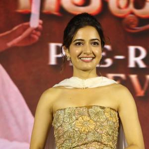 Ashika Ranganath Shines at Event in Elegant Embroidered Outfit
