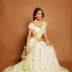 Ivory Bridal Look Inspired by Priyanka Chopra – Classic Indian Ethnic Fashion