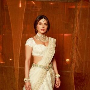 Ivory Bridal Look Inspired by Priyanka Chopra – Classic Indian Ethnic Fashion