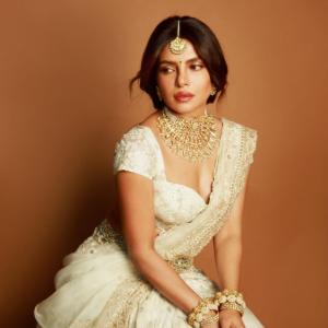 Ivory Bridal Look Inspired by Priyanka Chopra – Classic Indian Ethnic Fashion