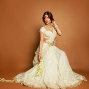Ivory Bridal Look Inspired by Priyanka Chopra – Classic Indian Ethnic Fashion